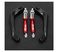 Motorcycle Windproof Handguard Aluminum Alloy Mot For Apr@&ilia RS 125 1996 1997 1998-2005 RS125 Motorcycle Handguard Brake Clutch Lever Handlebar Protector Hand Guard Accessories(Red With logo)