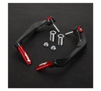 Motorcycle Windproof Handguard Aluminum Alloy Mot For Apr@&ilia RSV 4 RSV4 R FACTORY 2009 2010 -2016 Motorcycle CNC 22mm Handlebar Grips Brake Clutch Levers Hand Guards Protector(Red With logo)