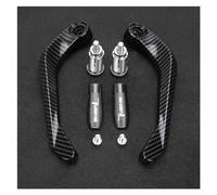 Motorcycle Windproof Handguard Aluminum Alloy Mot FOR Apr@&ilia Tuono Factory 660 RS V4 RSV1000/R Tuono 1000/R V4R Motorcycle Handlebar Grip Hand Guard Brake Clutch Lever Protector(Gray With logo)