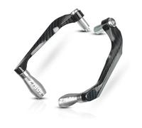 Motorcycle Windproof Handguard Aluminum Alloy Mot For Ka&@wasaki Z750 Z750R Z750S 1976-2012 2011 2010 Motorcycle Handlebar Grips Brake Clutch Levers Protector 78'' 22MM Lever Guard(Silver Z750S)