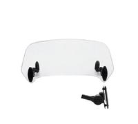 Motorcycle Windscreen Adjustable Windscreen For Aprilia RSV1000R Windshield Extension Spoiler Wind Deflector Lockable(A Large Transparent)