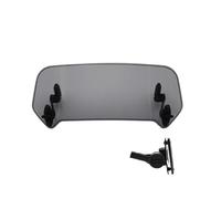 Motorcycle Windscreen Adjustable Windscreen For Aprilia RSV1000R Windshield Extension Spoiler Wind Deflector Lockable(A Large Sm-oke)