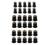 Motorcycle Windscreen Bolts 30pcs Neoprene Kit M5 for m6 Motorcycle