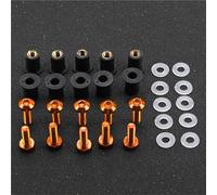 Motorcycle WindScreen Bolts Nuts Screws For Y&amaha YZF600R For Thundercat TMAX500 530 SX/DX(Orange)