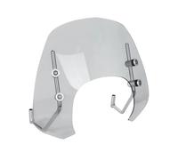 Motorcycle Windscreen Compatible With Piaggio For Vespa For Primavera 150 125 Motorcycle Windshield Clear Protective Screen Wind Deflector Adjustable Clip(Grey)