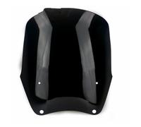 Motorcycle Windscreen Deflectors For Cafe For Racer For Dyna Street Fat Bob Low Rider FXR FXD 2007-2017 Motorcycle 15" Smoke Windshield Front Headlight Fairing(Black)