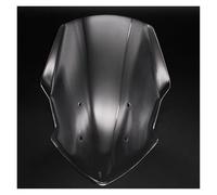 Motorcycle Windscreen Deflectors For FZ07 For MT07 For MT-07 2018 2019 Double Bubble Motorcycle Windshield Windscreen Visor(Transparent)