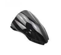 Motorcycle Windscreen Deflectors For Kawasaki For ZX10R Racing Screen ZX 10R 2016 2017 2018 2019 Black ZX-10R Windshield WindScreen Double Bubble(Black)