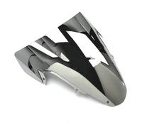 Motorcycle Windscreen Deflectors For Suzuki For GSX-R1000 GSXR1000 2003 2004 K3 Motorcycle Double Bubble Windshield WindScreen(Silver)