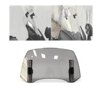 Motorcycle Windscreen Extender for BMW HP2 Enduro/Sport/Megamoto, Angle Adjustable Transparent And Not Easily Broken Motorcycle Modification Parts,2 Grey-M