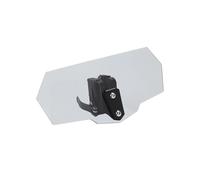 Motorcycle Windscreen For Aprilia RSV1000R Motorcycle Windshield Airflow Adjustable Windscreen Extension Wind Deflector(Light Gray-Black Rack)