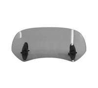 Motorcycle Windscreen For Aprilia Rsv1000r Motorcycle Windshield Extension Adjustable Spoiler Clamp-On Windscreen Deflector(Large - Grey)