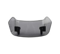 Motorcycle Windscreen For Benelli Universal Motorcycle Windshield Extension Adjustable Spoiler Windscreen Deflector(A Gray)