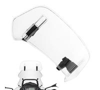 Motorcycle Windscreen for CB 125 1970-2023, Adjustable Windshield Extension Screen Clip-On Wind Protection Deflector,Transparent-280mm × 120mm