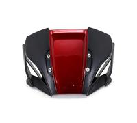 Motorcycle Windscreen For CB1000R For CB650R 2018 2019 2020 2021 2022 2023 Motorcycle Windshield Front Windscreen Visor Wind Deflector Windshield(Red)
