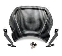 Motorcycle Windscreen For CB125R For CB300R For CB650R For CB1000R 2018-2023 Motorcycle Frontal Plate Vintage WindScreen Windshield Deflector Windshield(Carbon 650)