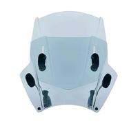 Motorcycle Windscreen For CB300F For CB400F For CB500F For CB 300F 400F 500F Windshield Motorcycle Wind Deflector Clamp-On Variable Windscreen Spoiler(Adjust Light Grey)