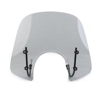 Motorcycle Windscreen For Commuting For Piaggio For Vespa LX50 LX125 LX150 GT200 For GTS250 For GST300 LX 50 125 150 Motorcycle Windshield Windscreen ABS Reduce Wind Noise(Transparent Gray)