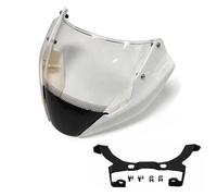 Motorcycle Windscreen For DUCATI For Monster 797 821 1200S 2014 2015 2016 Windscreen Windshield Smoke Deflector With Bracket Mounting Screws Windshield(White)