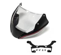 Motorcycle Windscreen For DUCATI For Monster 797 821 1200S 2014 2015 2016 Windscreen Windshield Smoke Deflector With Bracket Mounting Screws Windshield(Black Red Silver)