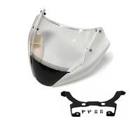 Motorcycle Windscreen For DUCATI For Monster 797 821 1200S 2014-2016 Windscreen Windshield Smoke Deflector With Bracket Mounting Screws Windshield(White)