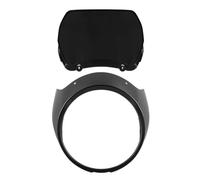 Motorcycle Windscreen For Honda GB350 GB350S 2023-2026 | ABS+PC+Carbon Steel(Gray-B)