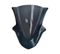 Motorcycle Windscreen For Kawasaki For Ninja For ZX10R 2011-2015 Black Shield Double Bubble Wind Deflectors Fairing Defense Extension Deflectors(Black)