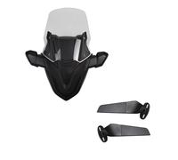 Motorcycle Windscreen For NMAX 125 For NMAX155 21-23 Windscreen Windshield With Rearview Mirror With Front Mask Panel Motorcycle(TransparentC)