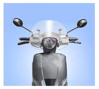 Motorcycle Windscreen For Peugeot For Django 150 For Django150 Modified Windshield Windscreen Front Glass Windproof With Bracket Motorcycle Wind Deflector(Transparent 28cm)