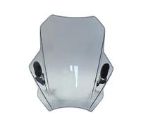Motorcycle Windscreen For Royal For Enfield For Bullet For Meteor For Hunter 350 For Scram 411 Interceptor Motorcycles Windshield Covers Motorcycle Windscreen Adjustable Motorcycle Windshield(Light Gr