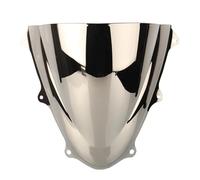 Motorcycle Windscreen For Suzuki GSXR 600 750 For GSXR600 For GSXR750 K11 2011 2012 2013-2018 Motor Windshield Windscreen Double Bubble Wind Deflector(Silver)