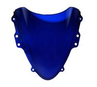 Motorcycle Windscreen For Suzuki GSXR 600 750 K4 K5 2004 2005 Motorcycle Windscreen Windshield Shield Screen Wind Protector Wind Deflectors(Blue)