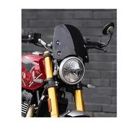 Motorcycle Windscreen For Triumph For Speed 400 Modified Windshield Accessories Front Spoiler(Black 27.5cm)