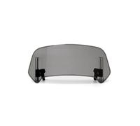 Motorcycle Windscreen for Triumph Rocket 3 Cruisers - Adjustable Clip-On Windshield Extension, Motorbike Wind Deflector, Wind Protection Screen, Screen Extender,A Transparent-280mm×120mm