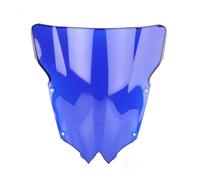 Motorcycle Windscreen For YZF R6 600 2008 2009 2010 2011 2012 2013 2014 2015 2016 Motorcycle Windshield Windscreen Wind Deflectors(Blue)