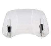 Motorcycle Windscreen For Z750 Z800 For V&ersys 650 Er6f For V&Strom 650 XT Motorcycle Windshield Adjustable Spoiler Clamp-On Windshield Deflector(Clear)