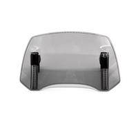 Motorcycle Windscreen Motorcycle Extension Windshield Spoiler For Nijia 400 Z900 Z1000 Er6f(GREY)