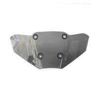 Motorcycle Windscreen Motorcycle Front Windshield Fairing Windscreen Wind Deflector Windproof Screen For MT-07 2025 2026(Light gray)