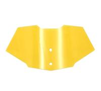Motorcycle Windscreen Motorcycle Wind Deflector With High-end Windshield Height Increase Installation Modification Universal Windshield(Yellow)