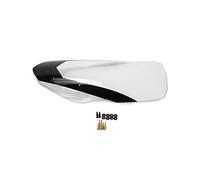 Motorcycle Windscreen, Motorcycle Windscreen Windshield Deflector Wind Shield Screen Compatible With Ya-maha NMAX155 N-MAX 125 NMAX125 NMAX 155 2016 2017 2018 2019 (Color : White)