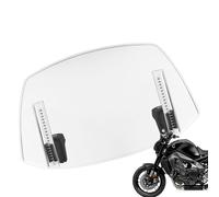 Motorcycle Windscreen,Motorcycle Windscreen Windshield - Modification Spoiler Air Front Extension Improved Stability for Scooter Atv Boat Road Different Weather Motorbike Street