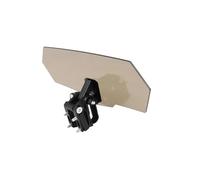 Motorcycle Windscreen Motorcycle Windshield Airflow Adjustable Windscreen Extension Wind Deflector For Aprilia RSV1000R(Sm-oke-Black Bracket)