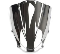 Motorcycle Windscreen Motorcycle Windshield For Suzuki GSXR125 GSXR150 2017 2018-2023 Windscreen Deflector Double Bubble Wind Windshield Deflector(Chrome)