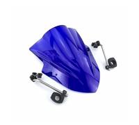 Motorcycle Windscreen Motorcycle Windshield For Z1000 Z800 Z250 Z300 Z750 Z750R ER4N ER6N ER6F 2004-2015(BLUE)