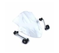Motorcycle Windscreen Motorcycle Windshield For Z1000 Z800 Z250 Z300 Z750 Z750R ER4N ER6N ER6F 2004-2015(Clear)