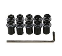 Motorcycle Windscreen Screws M5x16mm - Durable Aluminum Construction, Quick Installation for Motorcycle Repair, Custom Bike Accessories (10pcs