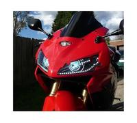 Motorcycle Windscreen Spoiler Motorcycle Double Bubble Windshield WindScreen Screen For 2005 2006 CBR600RR CBR 600 RR F5 05 06 Black Iridium