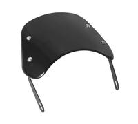 Motorcycle Windscreen Universal Motorcycle Headlight Windshield Wind Deflector Windscreen Fairing Wind Deflector(Black)