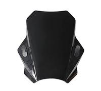 Motorcycle Windscreen Universal Motorcycle Windscreen Windshield Covers Screen Lens Motorbikes Deflector(Black)