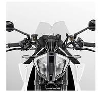 Motorcycle Windscreen Windshield Airflow Wind Screen Deflector Cover Visor Protector w/Bracket Front Fairing Parts for 1290 Super Duke Superduke R SuperdukeR 2020 2021 2022 2023 (Light Smoke)